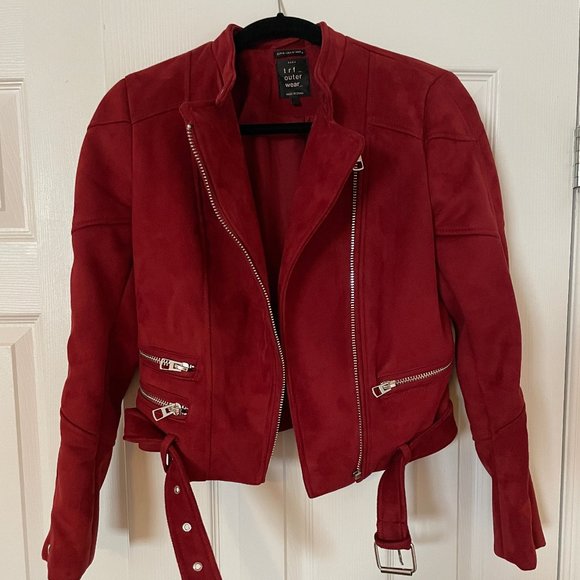 Zara Women's Red Jacket - Picture 2 of 2